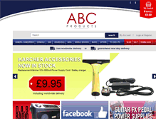 Tablet Screenshot of abcproducts.com